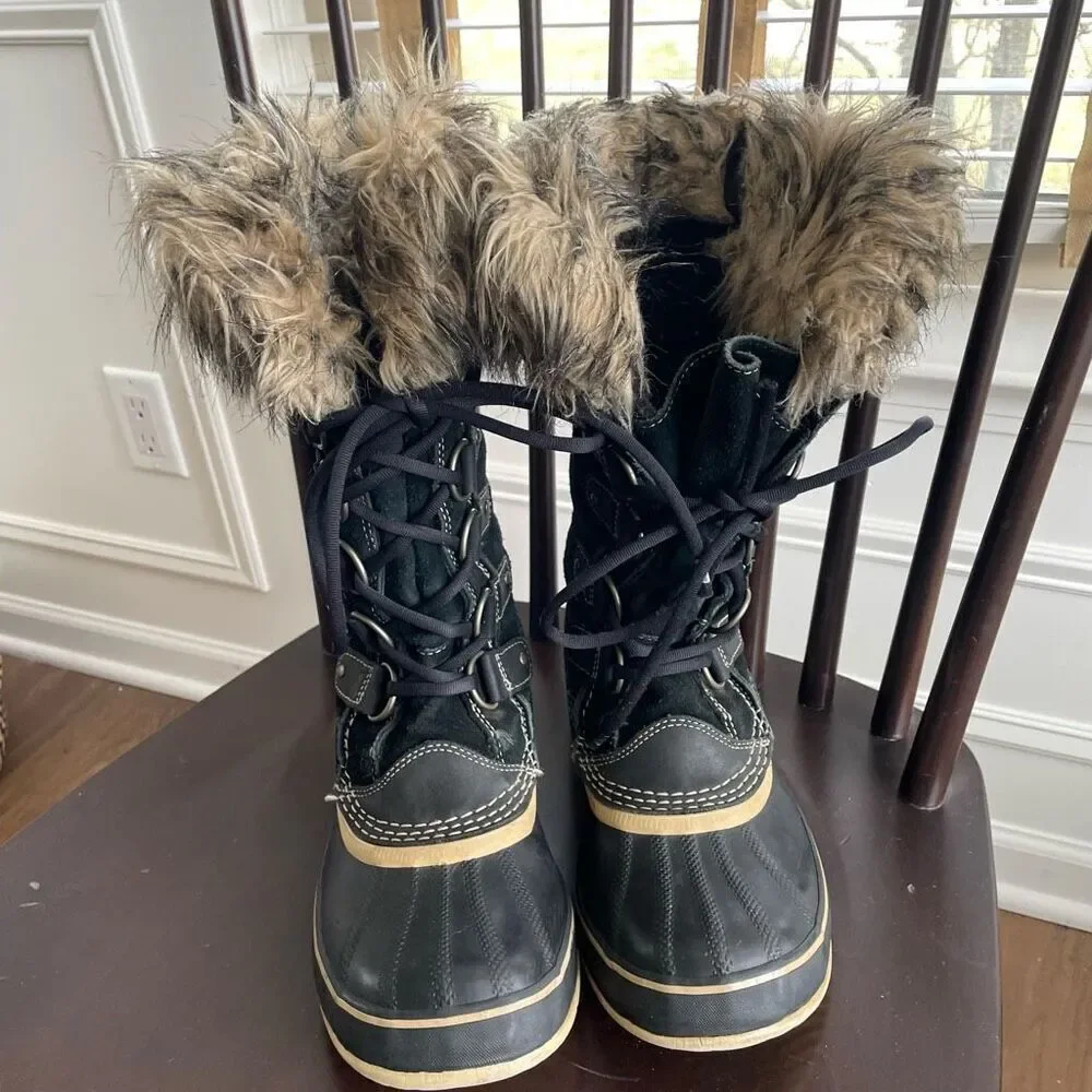 Sorel Joan of Arctic Winter Boots Black 7.5